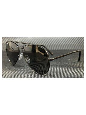 New Aviator Men Black Sunglasses 58-14-135